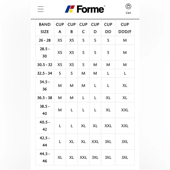 Forme The Power Bra Beige XL - Picture 5 of 6